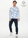 Мужской лонгслив базовый / Счастливые овечки (P007_P004ooo2937245, P004ooo2937245)