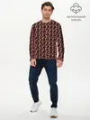 Мужской лонгслив базовый / Цепи (P007_P004ooo2937841, P004ooo2937841)