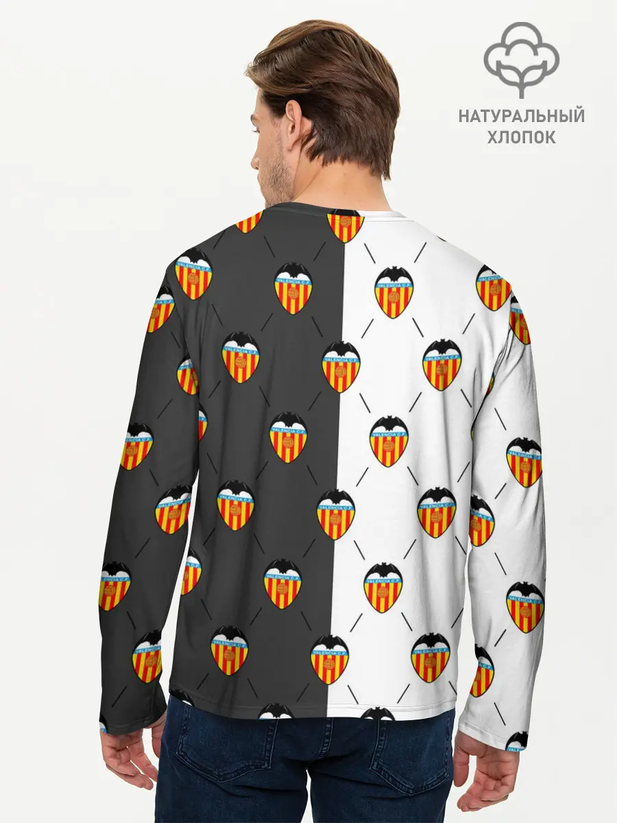 Мужской лонгслив базовый / FC VALENCIA / ФК ВАЛЕНСИЯ (P007_P004ooo2938133, P004ooo2938133)