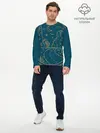 Мужской лонгслив базовый / КОСМИЧЕСКИЙ ПЕЙЗАЖ. ЗЕМЛЯ (P007_P004ooo2938413, P004ooo2938413)
