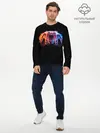 Мужской лонгслив базовый / НЕОНОВЫЙ ПАУК / NEON (P007_P004ooo2938579, P004ooo2938579)