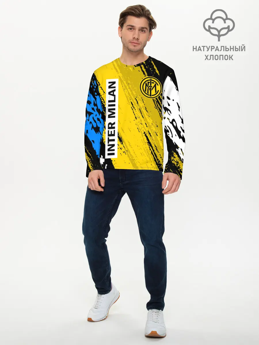 Мужской лонгслив базовый / ИНТЕР МИЛАН / INTER MILAN (P007_P004ooo2939111, P004ooo2939111)