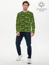 Мужской лонгслив базовый / Динозавры T-rex (P007_P004ooo2939491, P004ooo2939491)