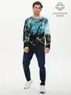Мужской лонгслив базовый / Толпа зомби (P007_P004ooo2939387, P004ooo2939387)