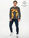 Мужской лонгслив базовый / Jensen in fire (P007_P004ooo2939403, P004ooo2939403)