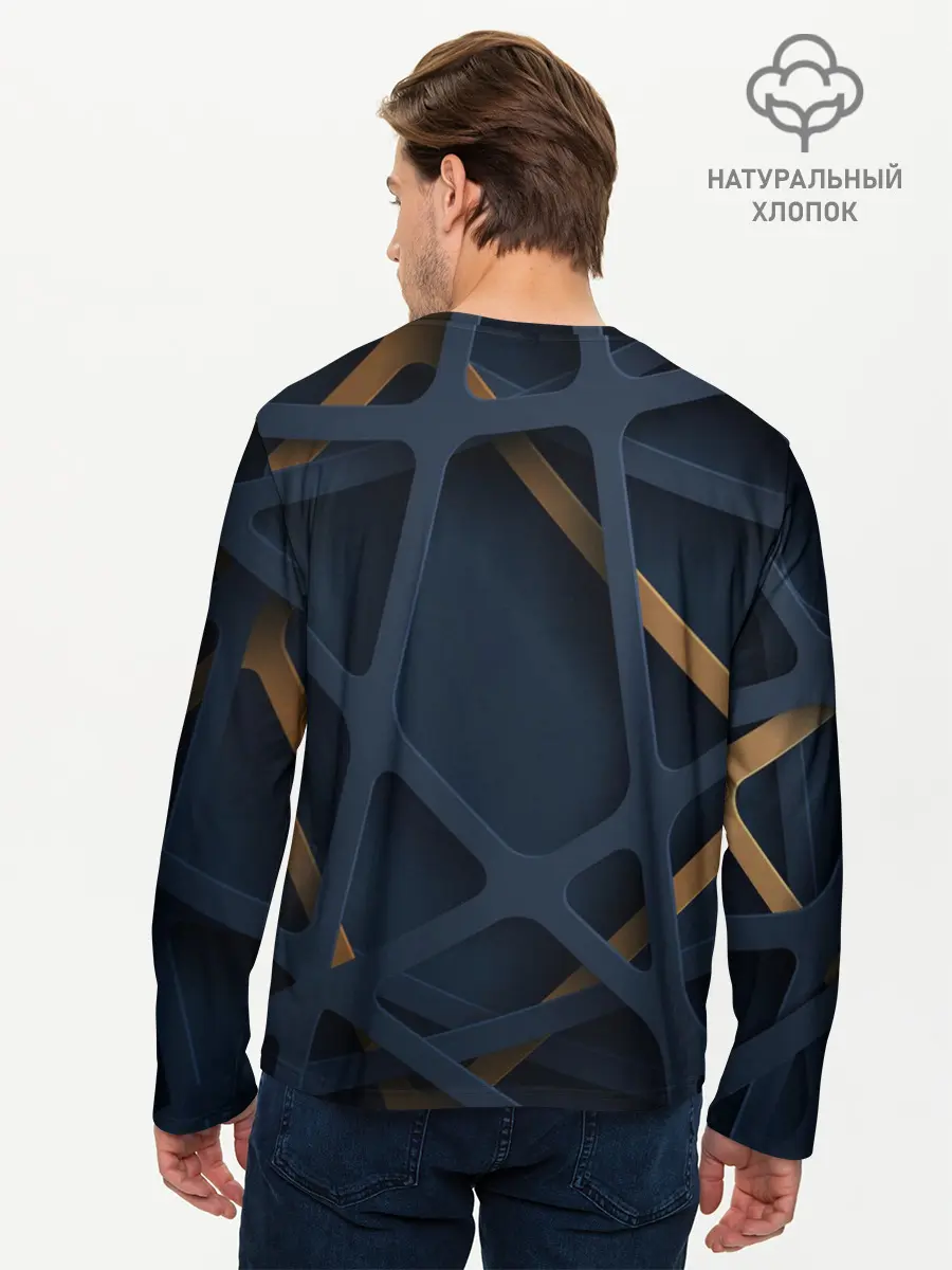 Мужской лонгслив базовый / Ниндзя (P007_P004ooo2940367, P004ooo2940367)