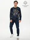 Мужской лонгслив базовый / Ниндзя (P007_P004ooo2940367, P004ooo2940367)