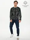 Мужской лонгслив базовый / круги во тьме (P007_P004ooo2939823, P004ooo2939823)