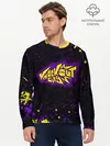 Мужской лонгслив базовый / Knockout City, logo (P007_P004ooo2940707, P004ooo2940707)