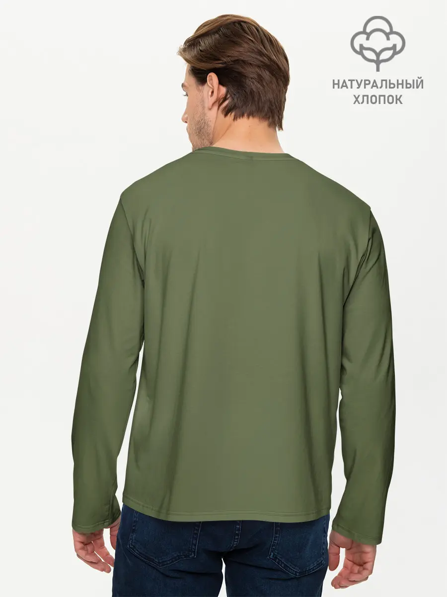 Мужской лонгслив базовый / Девушки и танки (P007_P004ooo2940721, P004ooo2940721)