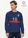 Мужской лонгслив базовый / Mbappe Франция (P007_P004ooo2941413, P004ooo2941413)
