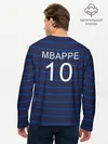 Мужской лонгслив базовый / Mbappe Франция (P007_P004ooo2941413, P004ooo2941413)
