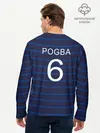 Мужской лонгслив базовый / Погба футболист Франция (P007_P004ooo2941417, P004ooo2941417)