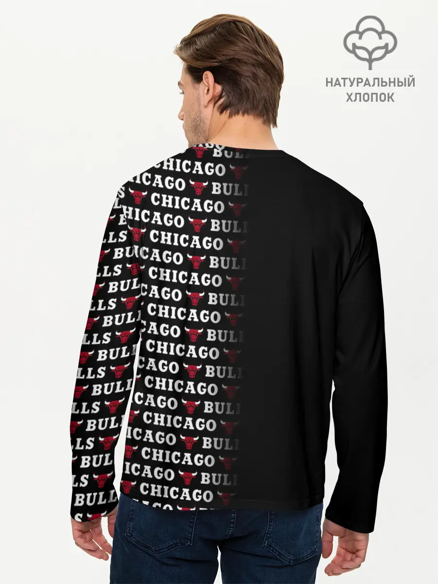 Мужской лонгслив базовый / CHICAGO BULLS [7] (P007_P004ooo2941875, P004ooo2941875)