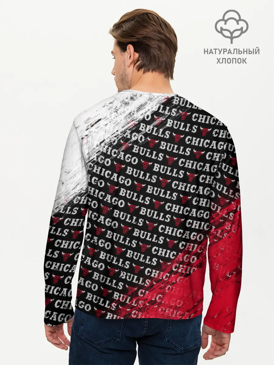 Мужской лонгслив базовый / CHICAGO BULLS [6] (P007_P004ooo2941877, P004ooo2941877)