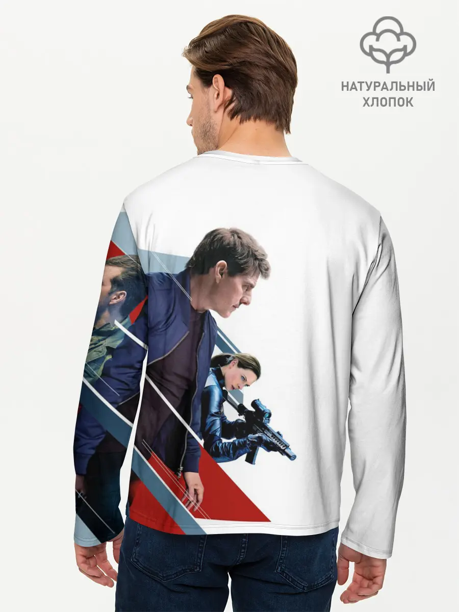 Мужской лонгслив базовый / Mission: Impossible Art (P007_P004ooo2943069, P004ooo2943069)