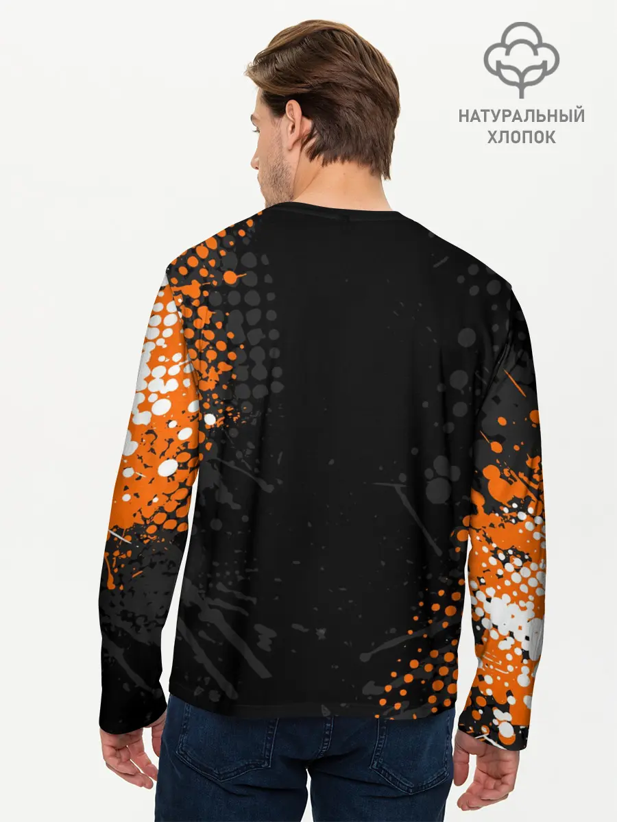 Мужской лонгслив базовый / KTM MOTORCYCLES / КТМ МОТОЦИКЛЫ (P007_P004ooo2943561, P004ooo2943561)