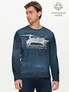 Мужской лонгслив базовый / Каспийский монстр Лунь (P007_P004ooo2944029, P004ooo2944029)