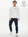 Мужской лонгслив базовый / Крутые бобры паттерн (P007_P004ooo2944181, P004ooo2944181)
