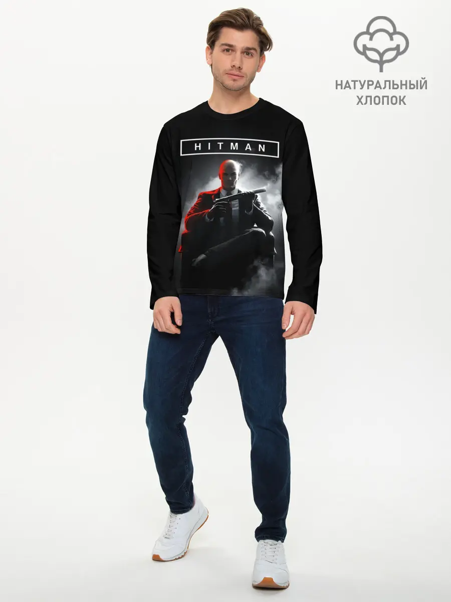 Мужской лонгслив базовый / Killer 47 (P007_P004ooo2943731, P004ooo2943731)