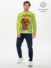 Мужской лонгслив базовый / Крутые бобры. Деггет (P007_P004ooo2944199, P004ooo2944199)