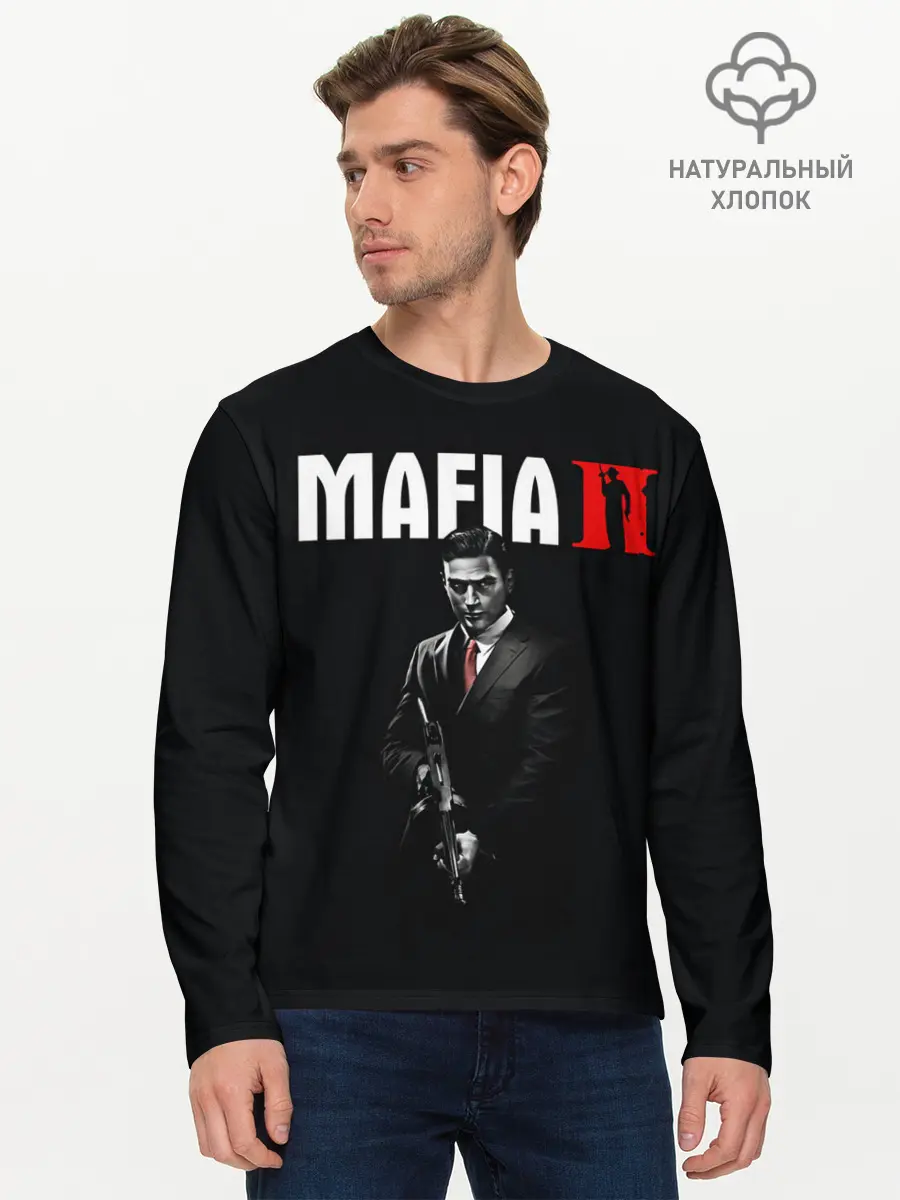 Мужской лонгслив базовый / Месть Вито (P007_P004ooo2944539, P004ooo2944539)