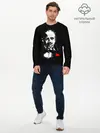 Мужской лонгслив базовый / The Godfather / Крестный отец (P007_P004ooo2946179, P004ooo2946179)