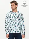 Мужской лонгслив базовый / Зимние виды спорта (P007_P004ooo2946417, P004ooo2946417)