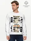 Мужской лонгслив базовый / Игроки вороны | ВОЛЕЙБОЛ!! (P007_P004ooo2946977, P004ooo2946977)