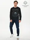 Мужской лонгслив базовый / Агент постижения (P007_P004ooo2948111, P004ooo2948111)