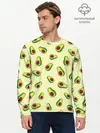 Мужской лонгслив базовый / Авокадо / Avocado (P007_P004ooo2947877, P004ooo2947877)