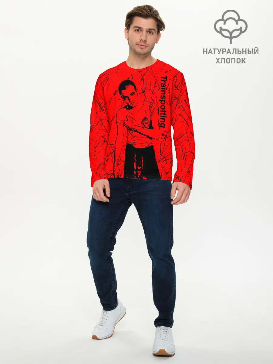 Мужской лонгслив базовый / На игле (P007_P004ooo2948841, P004ooo2948841)