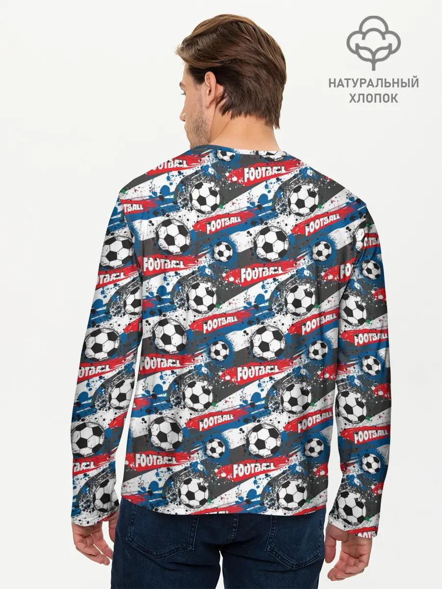 Мужской лонгслив базовый / FOOTBALL (P007_P004ooo2949493, P004ooo2949493)