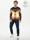 Мужской лонгслив базовый / Halo infinite Мастер Чиф (P007_P004ooo2949023, P004ooo2949023)