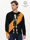 Мужской лонгслив базовый / Кей Цукишима | Haikyuu!! (P007_P004ooo2950367, P004ooo2950367)