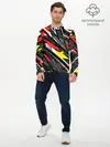 Мужской лонгслив базовый / Фон. Абстракция. (P007_P004ooo2950381, P004ooo2950381)