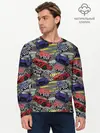 Мужской лонгслив базовый / Гоночная машина (P007_P004ooo2950405, P004ooo2950405)