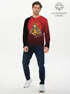 Мужской лонгслив базовый / Самурай (P007_P004ooo2950091, P004ooo2950091)