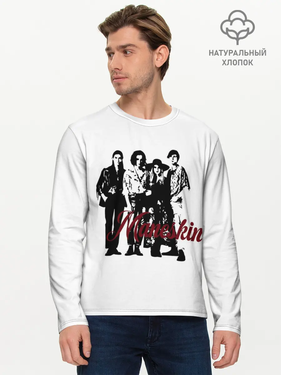 Мужской лонгслив базовый / Maneskin (P007_P004ooo2951165, P004ooo2951165)