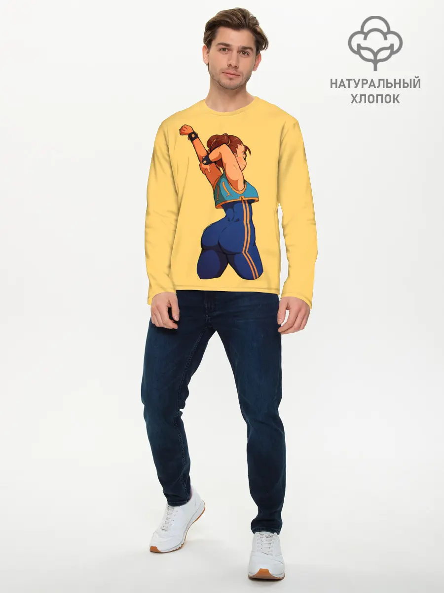 Мужской лонгслив базовый / Милаха Чун Ли (P007_P004ooo2950861, P004ooo2950861)