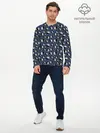 Мужской лонгслив базовый / Бильярд 8 (P007_P004ooo2952117, P004ooo2952117)