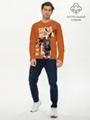 Мужской лонгслив базовый / Шоё Хината иероглифы Haikyuu!! (P007_P004ooo2953647, P004ooo2953647)