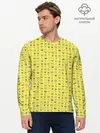 Мужской лонгслив базовый / SpongeBobs facial expressions (P007_P004ooo2953271, P004ooo2953271)