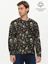 Мужской лонгслив базовый / Scull_pattern_rock (P007_P004ooo2953279, P004ooo2953279)