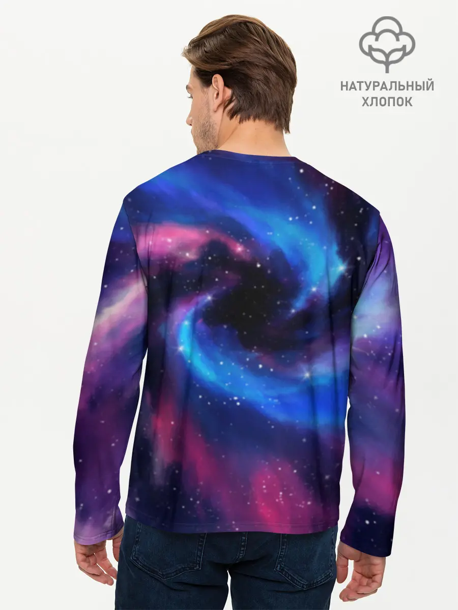 Мужской лонгслив базовый / Starfield / Старфилд (P007_P004ooo2953777, P004ooo2953777)