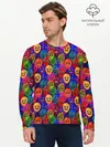 Мужской лонгслив базовый / Воздушные Шарики (P007_P004ooo2955823, P004ooo2955823)
