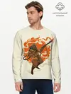 Мужской лонгслив базовый / Pyro style (P007_P004ooo2955221, P004ooo2955221)