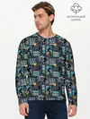 Мужской лонгслив базовый / SNOWBOARD (P007_P004ooo2955263, P004ooo2955263)