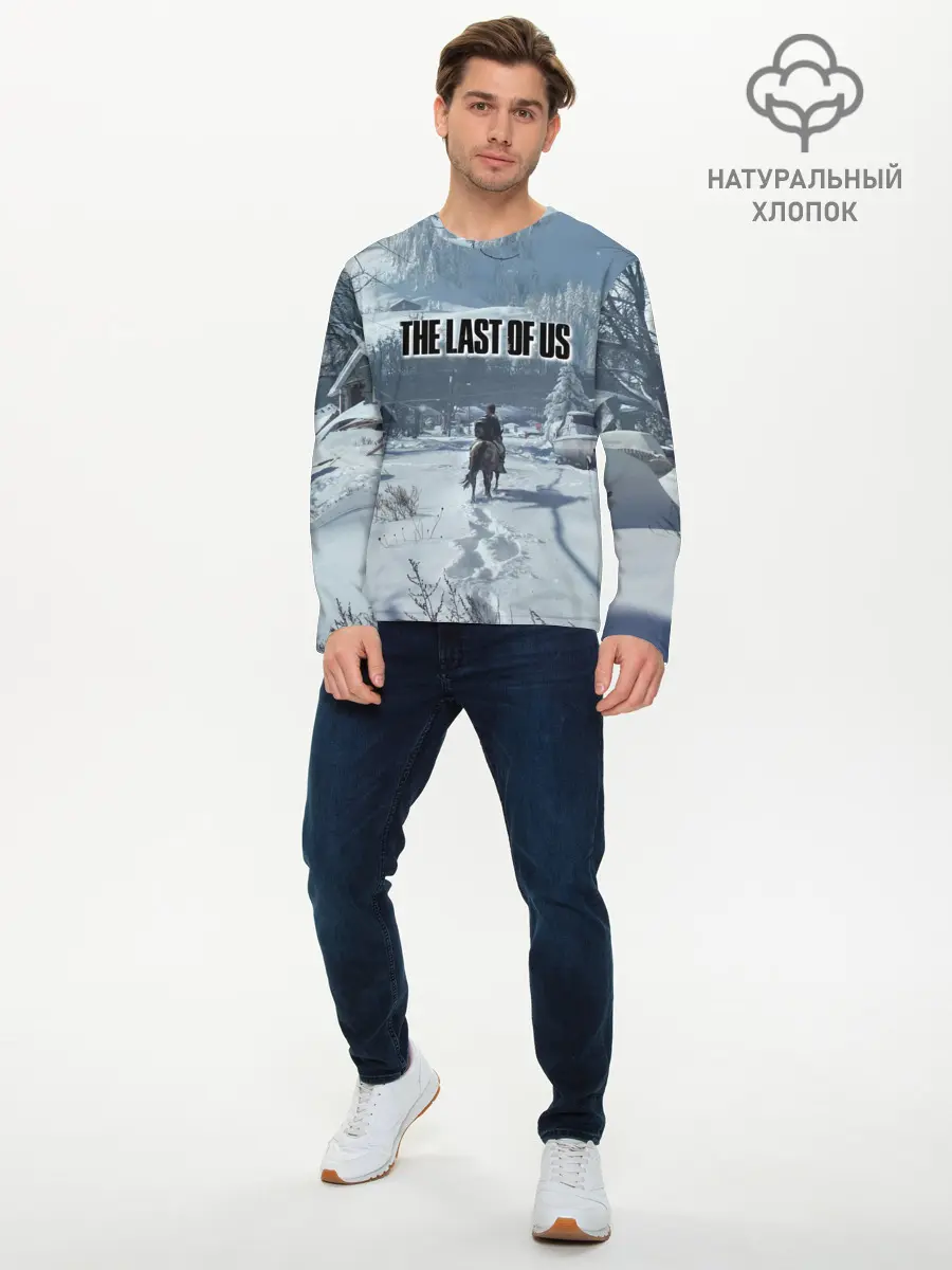 Мужской лонгслив базовый / Элли в деревне (P007_P004ooo2955529, P004ooo2955529)