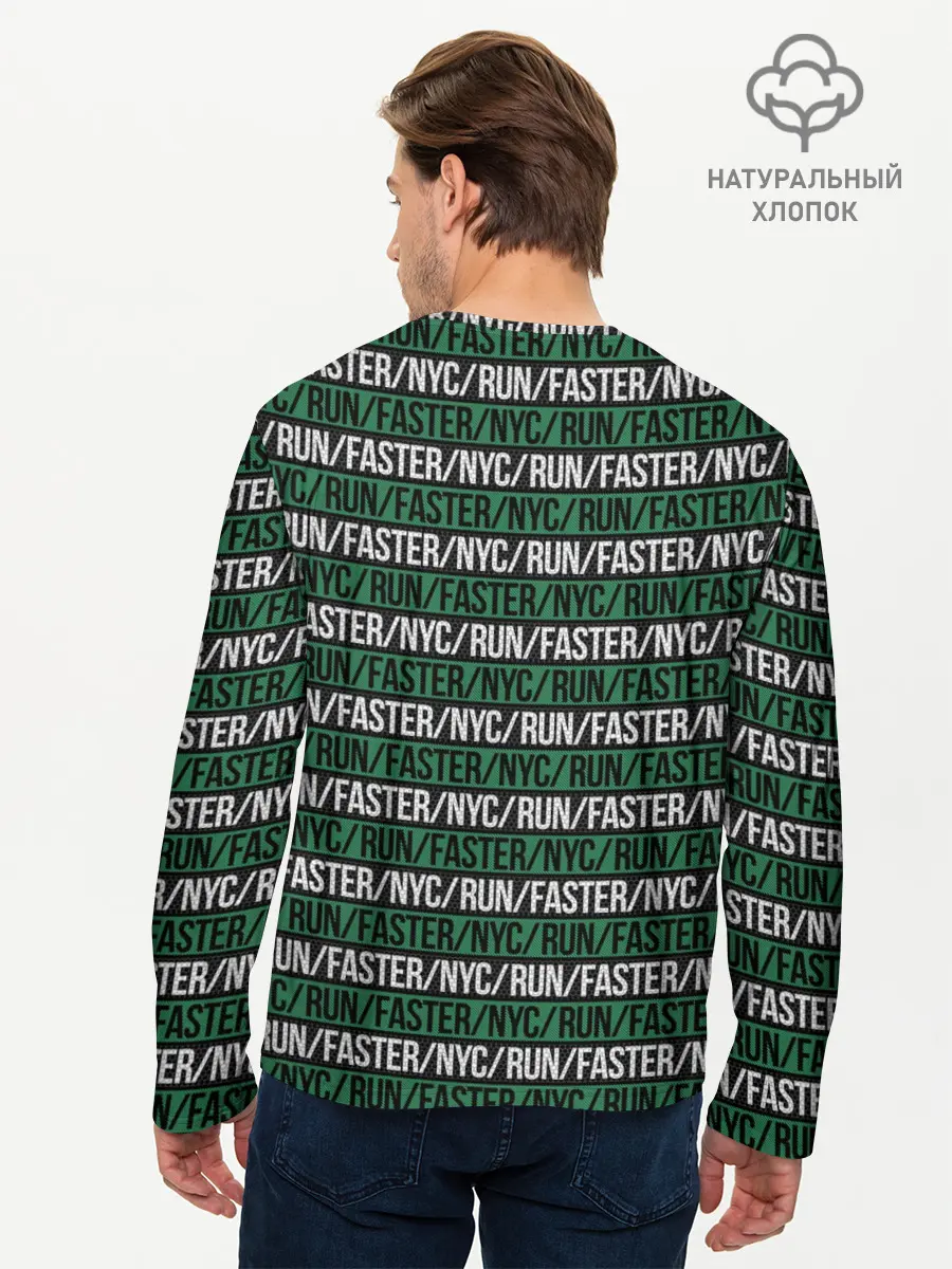 Мужской лонгслив базовый / RUN/FASTER (P007_P004ooo2956355, P004ooo2956355)
